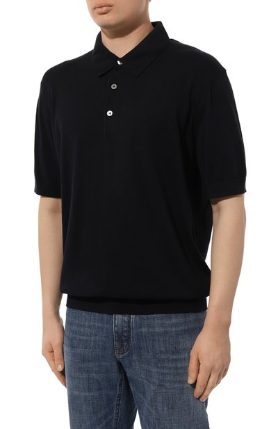 Хлопковое поло ZEGNA, арт. E8C90A7/C32, фото 3