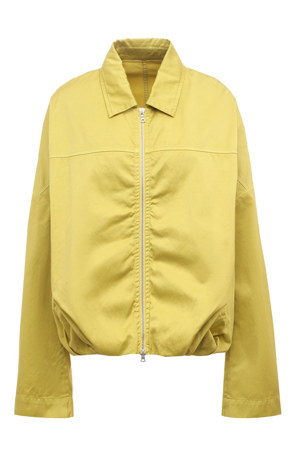 Хлопковая куртка DRIES VAN NOTEN желтого цвета по цене 108500 руб., арт. 231-010506-6055, фото 1 Хлопковая куртка DRIES VAN NOTEN, арт. 231-010506-6055, фото 1