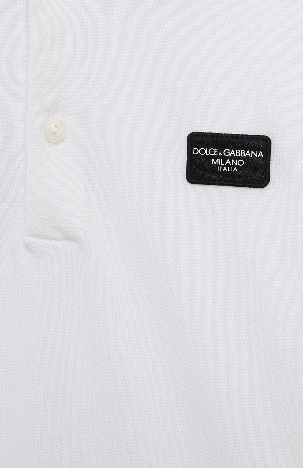 Хлопковое поло DOLCE & GABBANA, арт. L4JTGW/G7M4T/2-6, фото 3