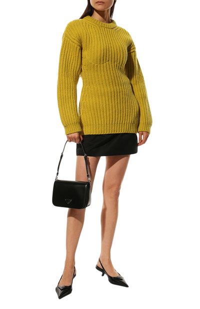 Хлопковая юбка PRADA, арт. P114UH-1UPX-F0002-221, фото 2