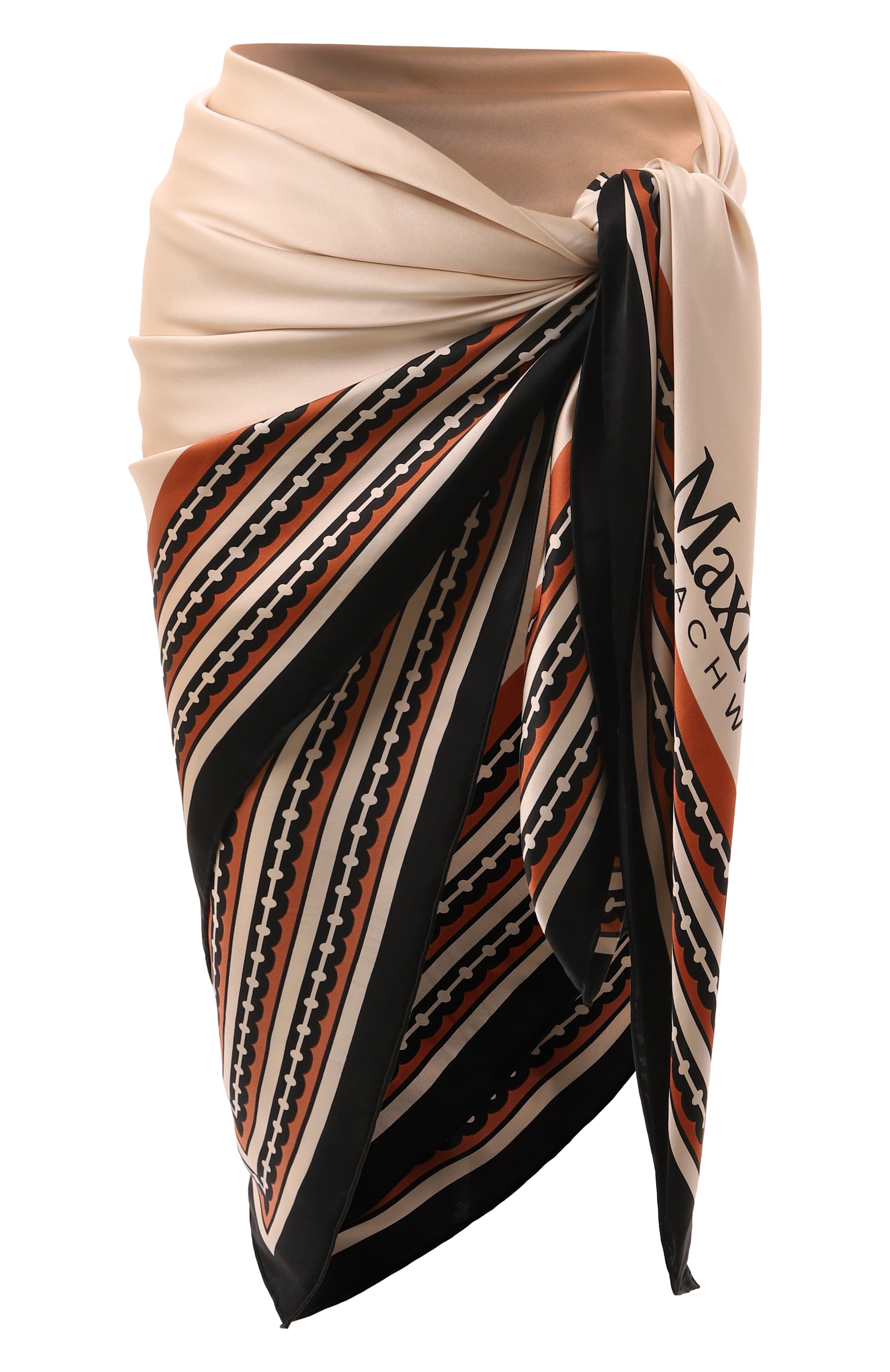 Атласное парео MAX MARA, арт. SCOGLIO 241654101, фото 1