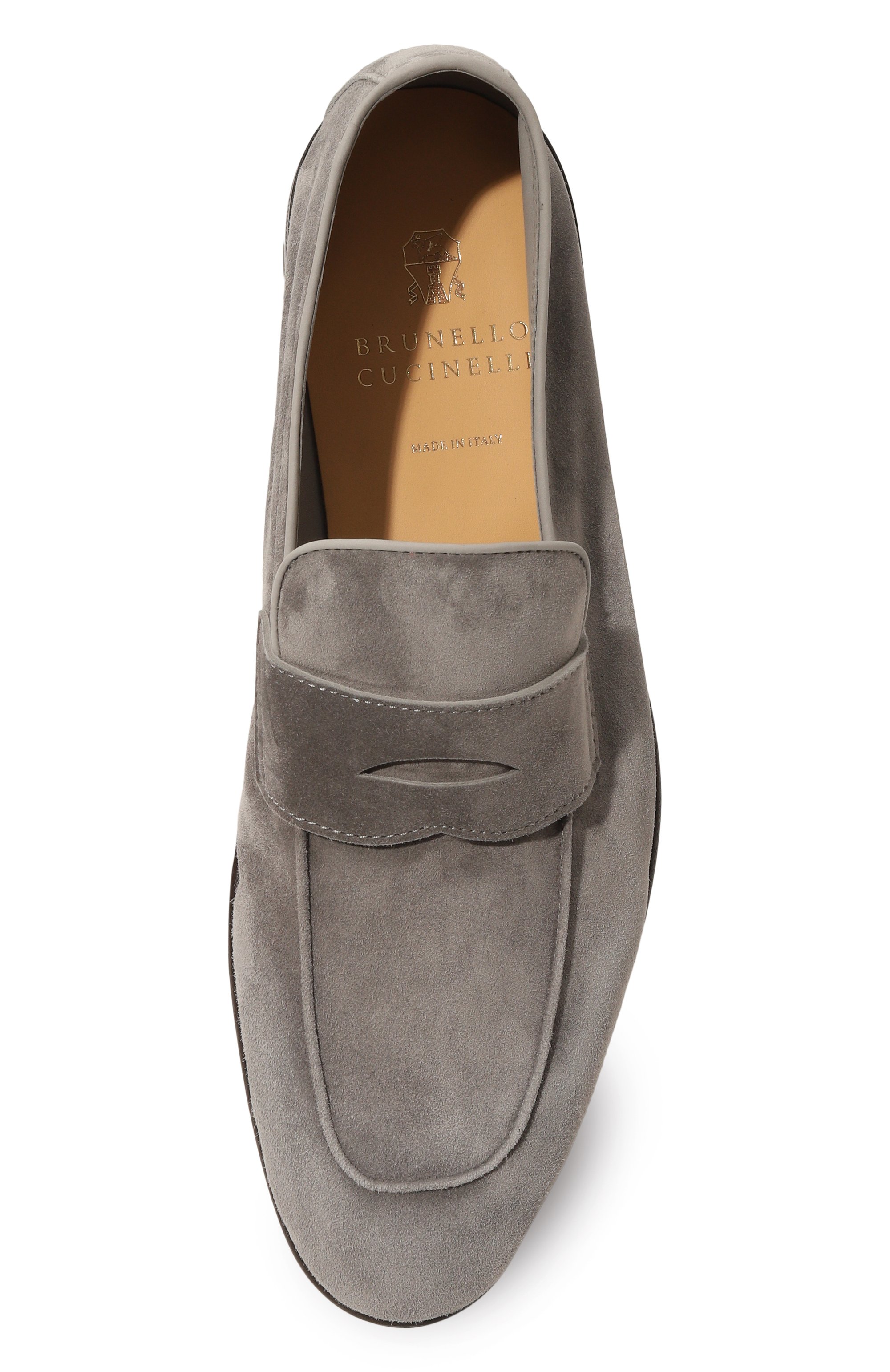 Замшевые пенни-лоферы BRUNELLO CUCINELLI, арт. MZUCAB2248, фото 6
