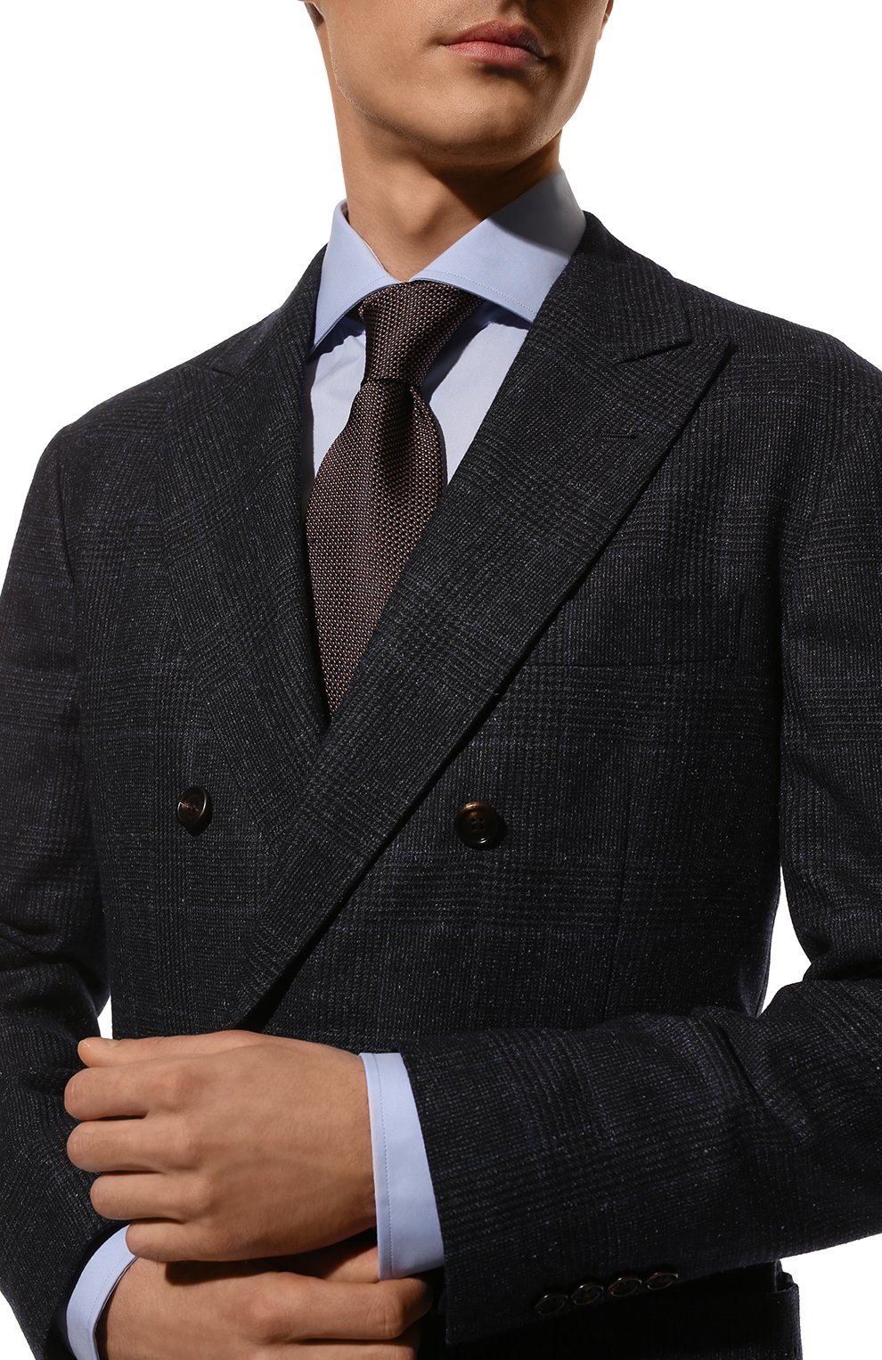 Шелковый галстук BRIONI, арт. 062I00/P1461, фото 2