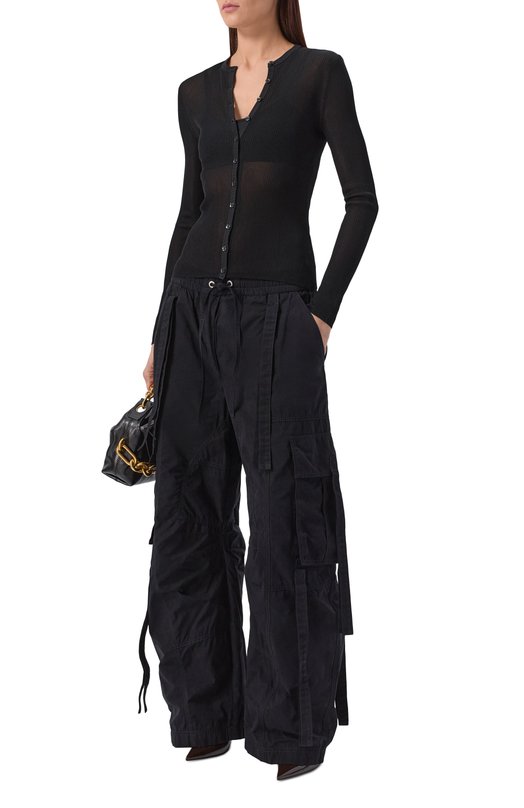 Кардиган из вискозы Dolce & Gabbana FXVC6T/JAIRZ Чёрный  FXVC6T/JAIRZ Фото 2