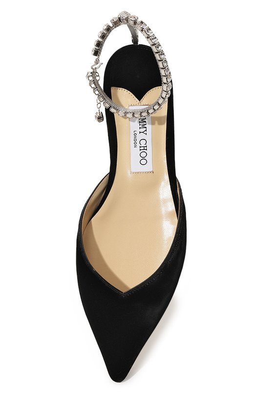 фото Текстильные балетки saeda jimmy choo