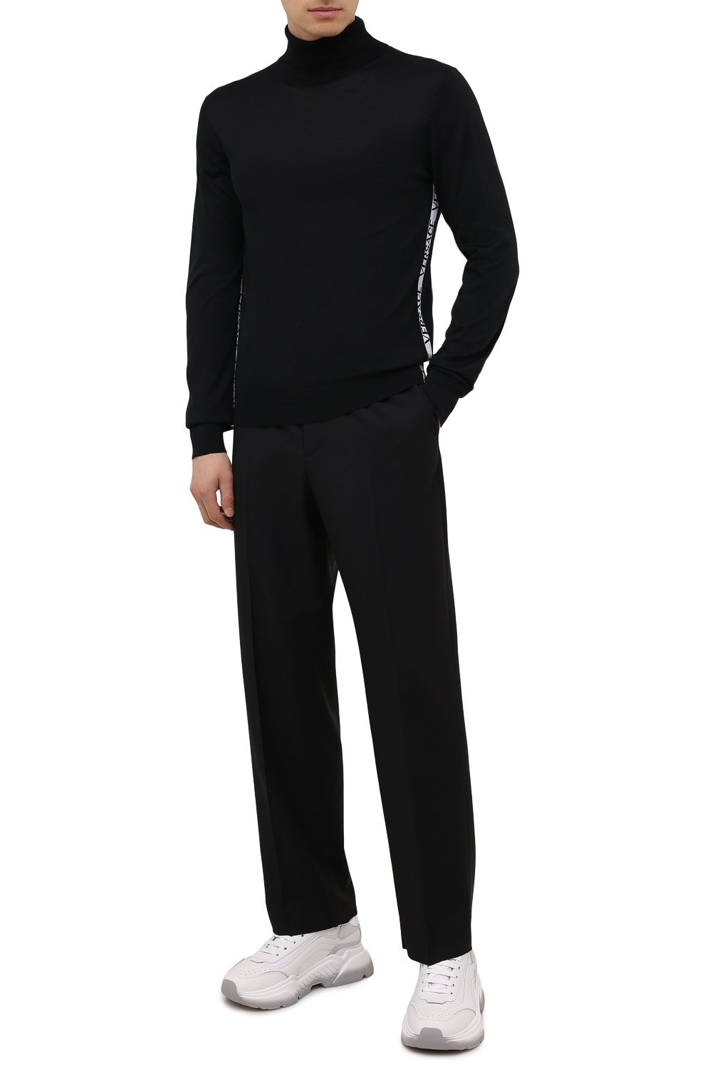 Шелковая водолазка VERSACE, арт. 1001276/1A00595, фото 2