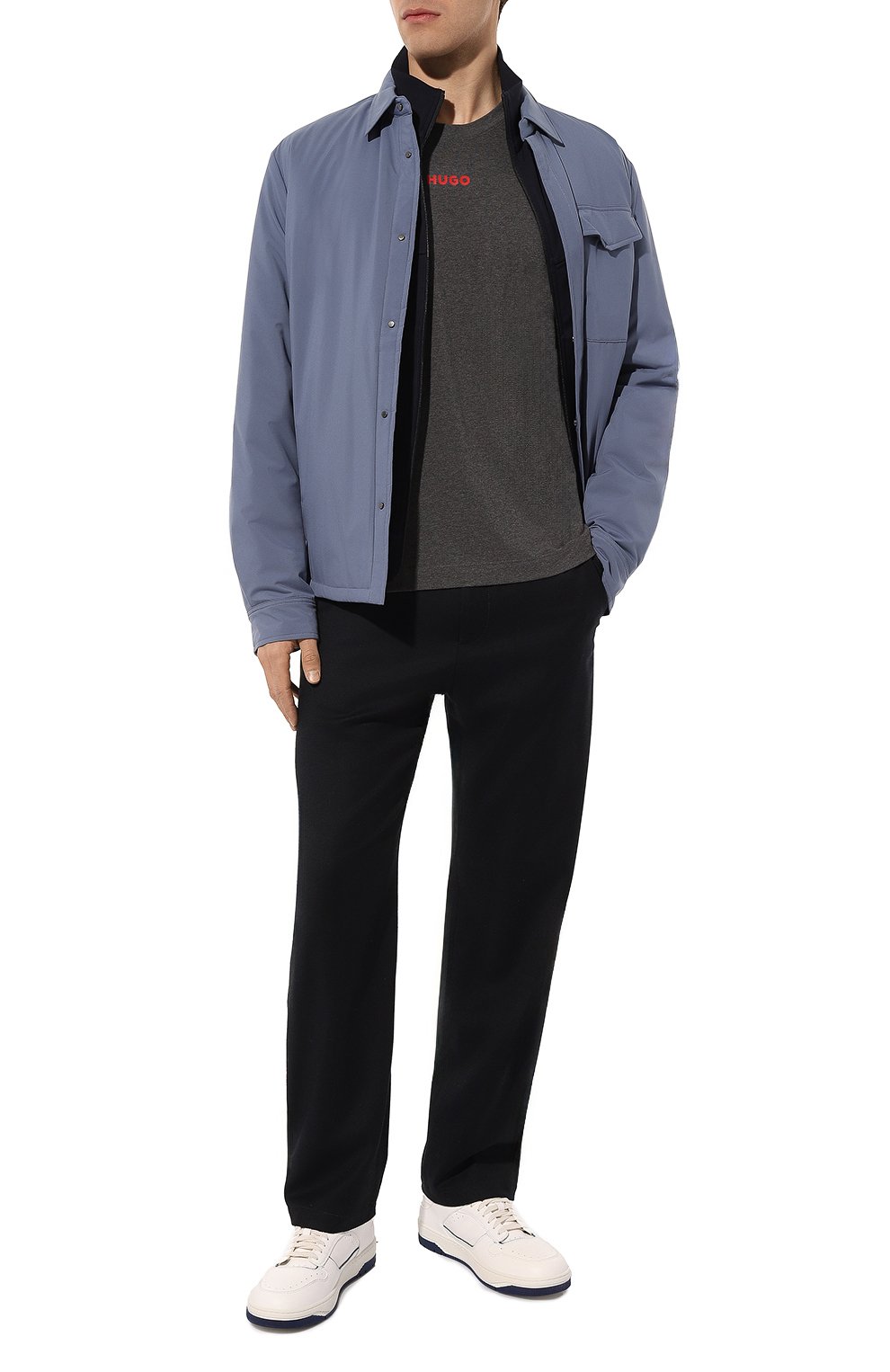 Хлопковая футболка HUGO, арт. 50493057, фото 2