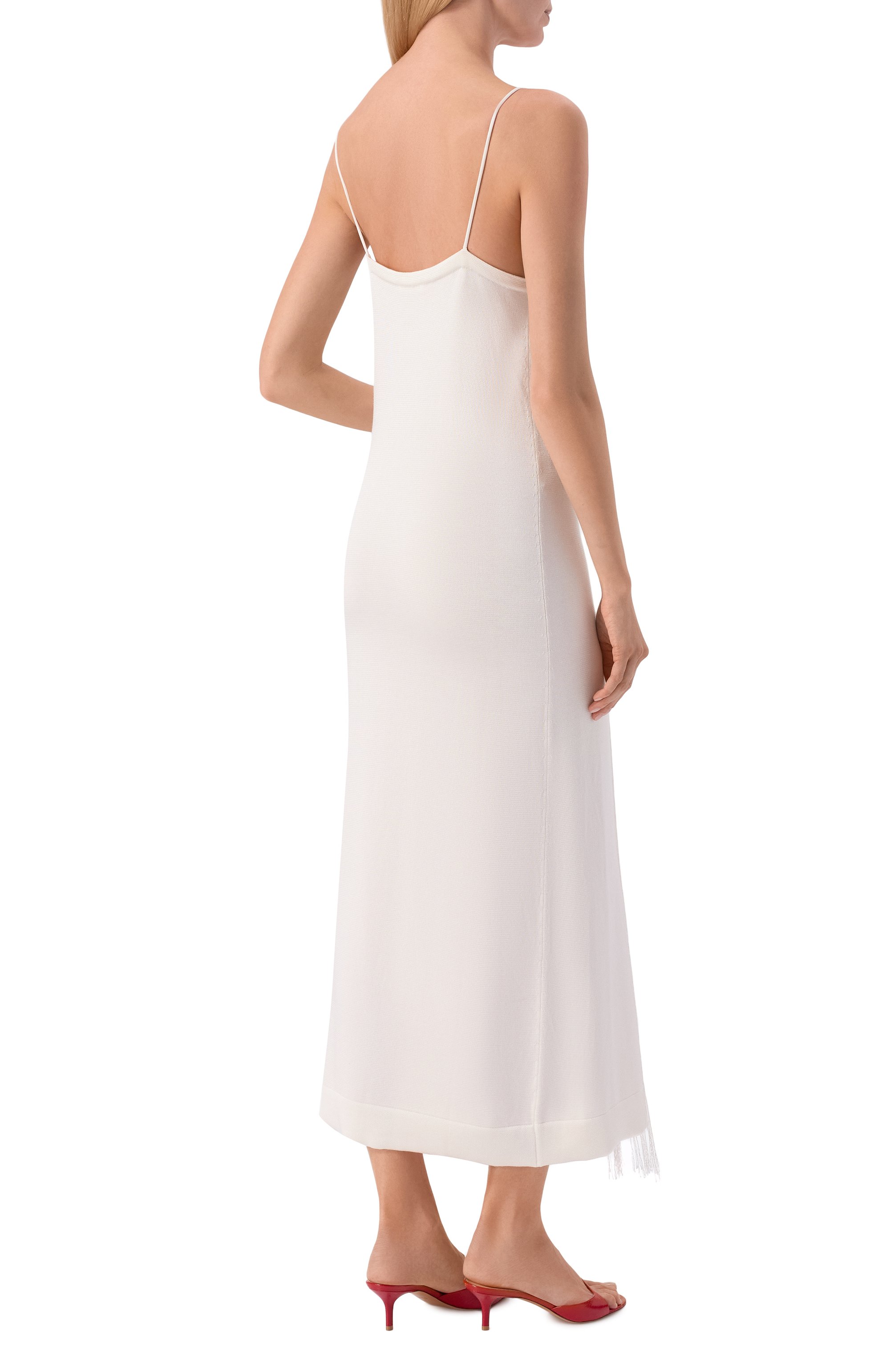 Платье из вискозы и хлопка JIL SANDER, арт. J02CT0584/J18365, фото 3