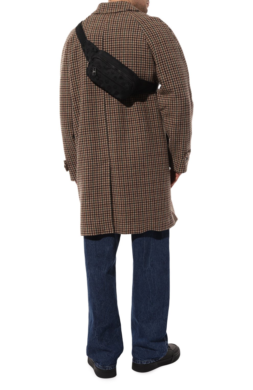 Текстильная поясная сумка ALEXANDER MCQUEEN, арт. 704322/1AAAK1000, фото 7