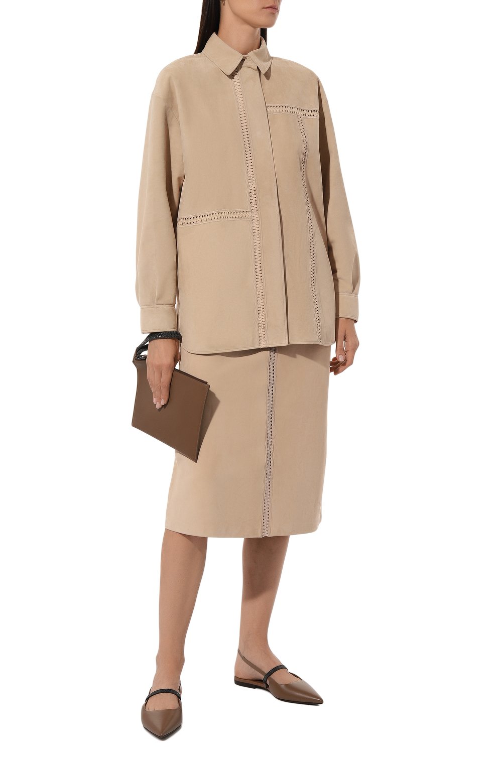 Замшевая юбка MVST, арт. ZBET-X1155-2, фото 2