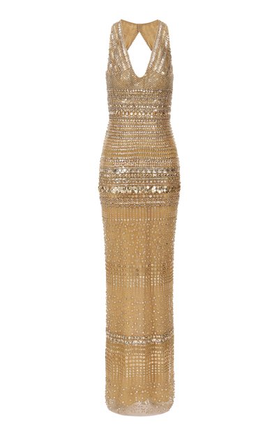 Платье с отделкой пайетками и стразами ZUHAIR MURAD, арт. RDR25008/EMSQ001, фото 1