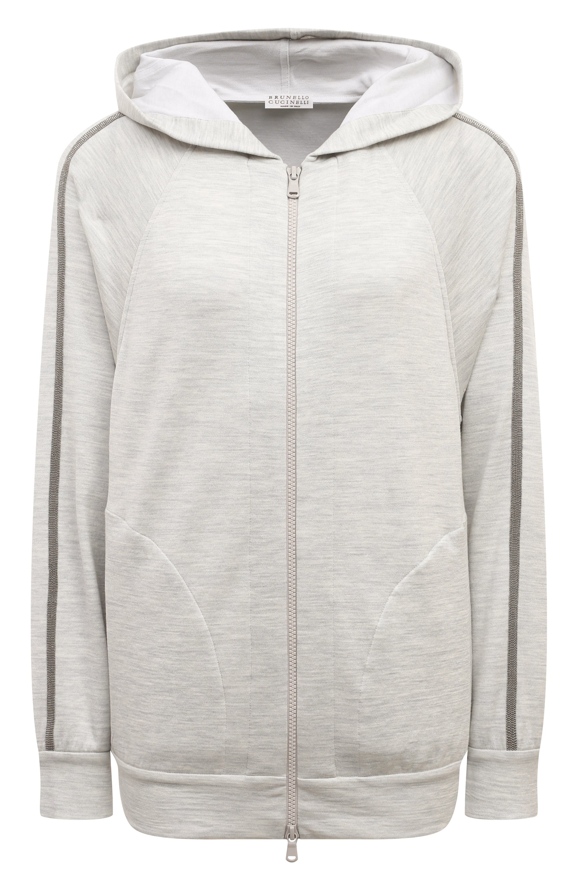 Толстовка из хлопка и шелка BRUNELLO CUCINELLI, арт. MD828B1342, фото 1