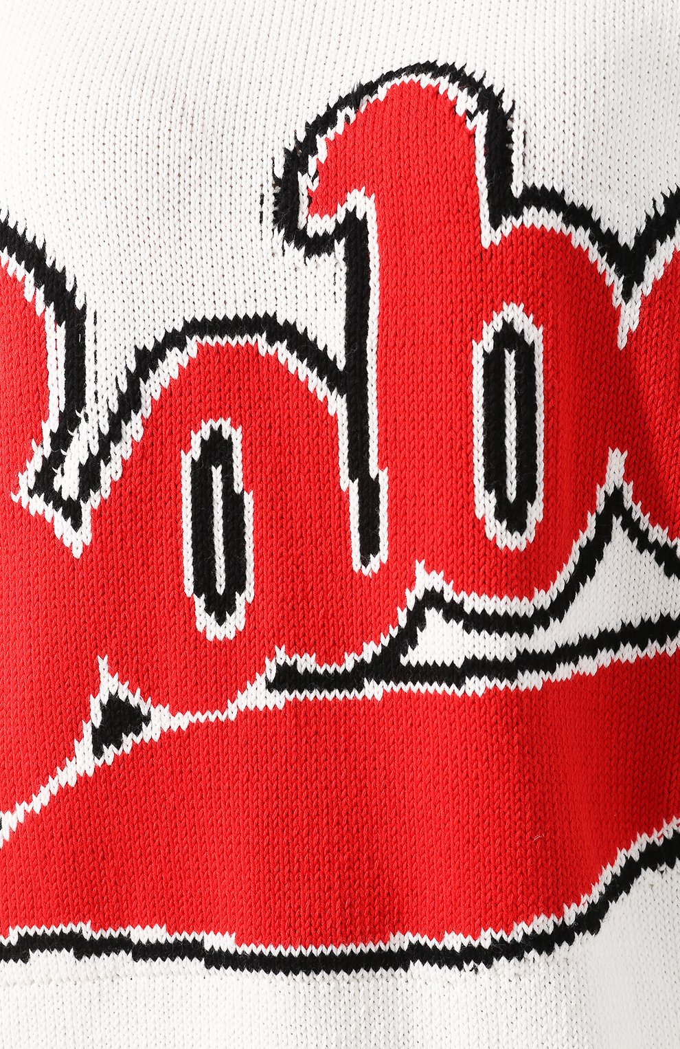 Хлопковый пуловер PHILOSOPHY DI LORENZO SERAFINI белого цвета по цене 52700 руб., арт. A0910/708, фото 5 Хлопковый пуловер PHILOSOPHY DI LORENZO SERAFINI, арт. A0910/708, фото 5