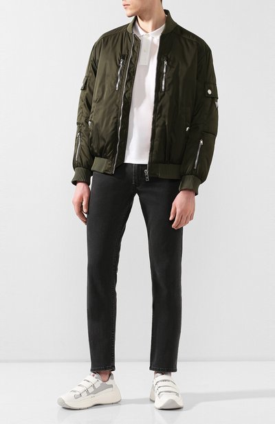 Комбинированные кроссовки america's cup PRADA, арт. 4O3512-6GW-F0J36, фото 2