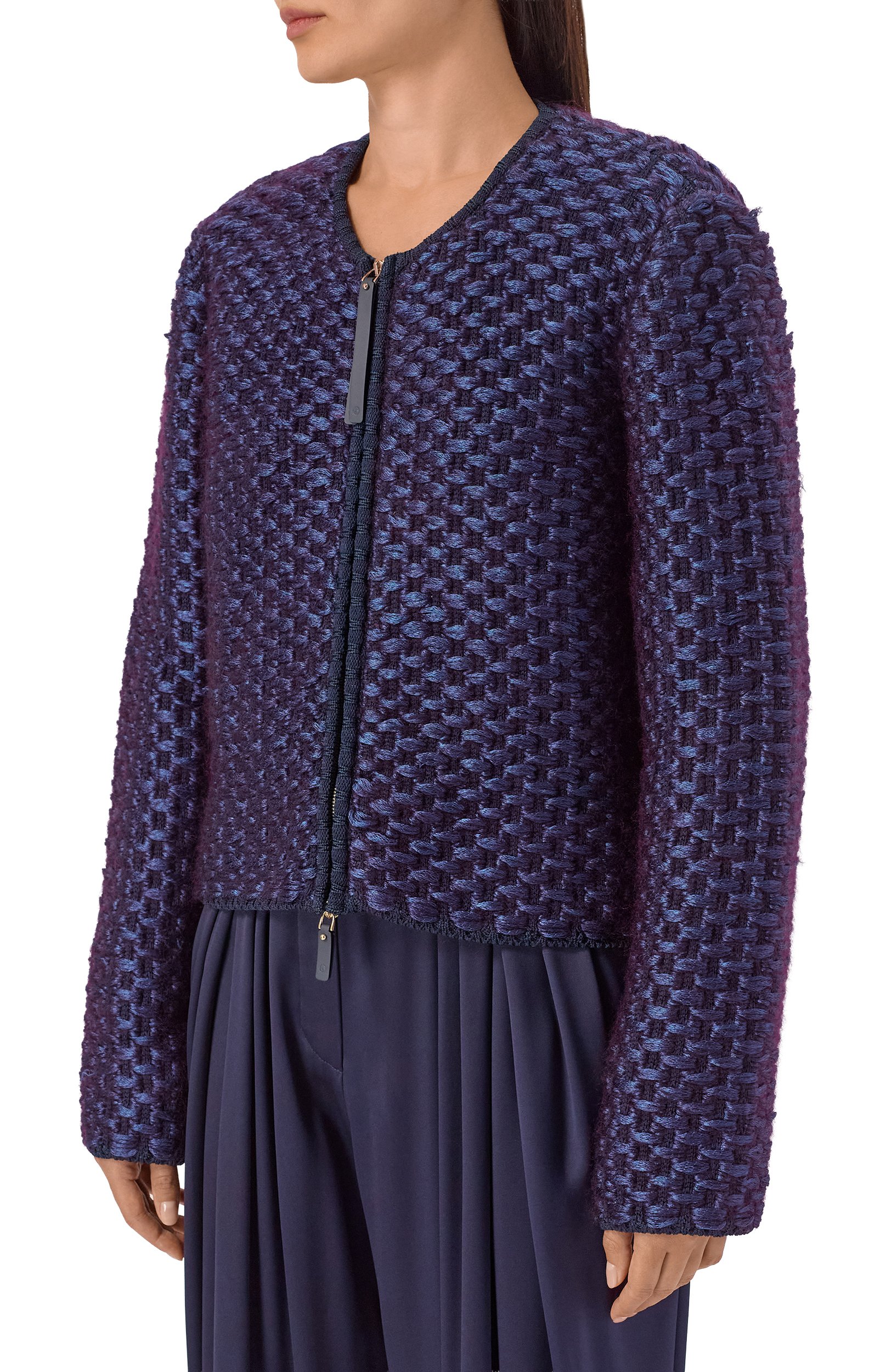 Жакет из шелка и шерсти GIORGIO ARMANI, арт. GW003915/AF28695, фото 3