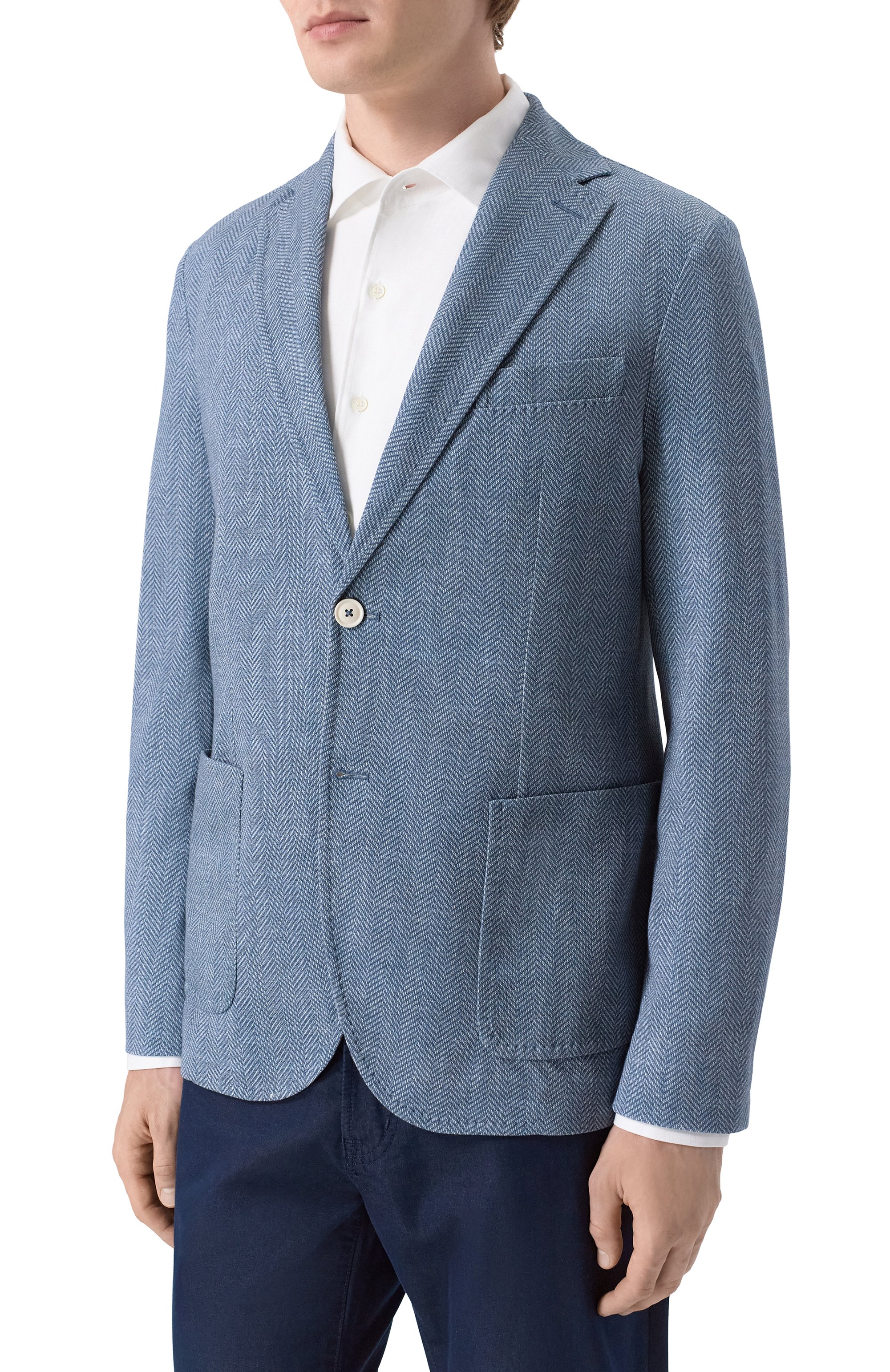 Хлопковый пиджак CIRCOLO 1901, арт. CN5245, фото 3