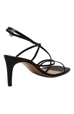 Женские кожаные босоножки manilla 70 GIANVITO ROSSI черного цвета, арт. G32063.70RIC.NAPNER0 | Фото 5 (Каблук тип: Шпилька; Материал внутренний: Натуральная кожа; Подошва: Плоская; Драгоценные камни: Проставлено; Материал сплава: Проставлено; Каблук высота: Высокий, Средний; Материал внешний: Натуральная кожа; толщина подошвы: 0,7; ширина носка стельки: 8,1, 8,6, 8,9, 8,8, 7,8)