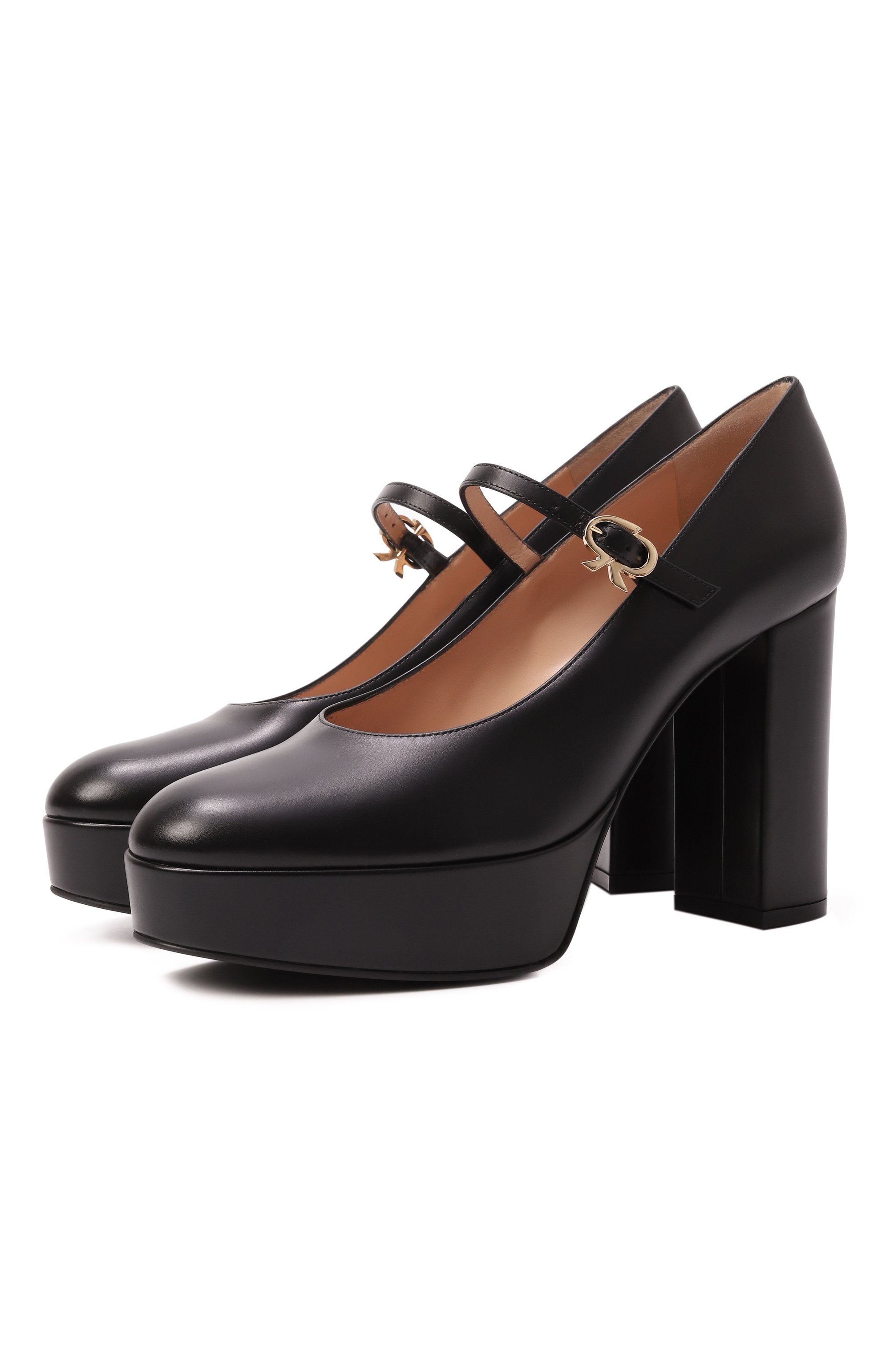 Кожаные туфли doris 70 GIANVITO ROSSI, арт. G22383.70RIC.VITNER0, фото 1