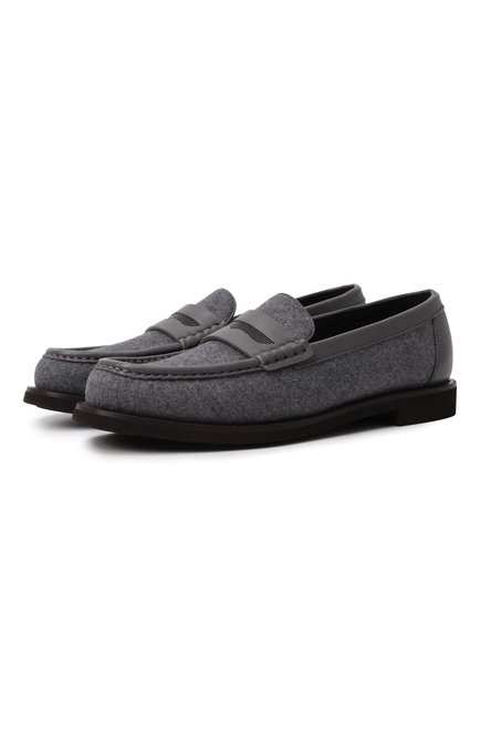 Женские текстильные пенни-лоферы BRUNELLO CUCINELLI, арт. MZ26G3012P