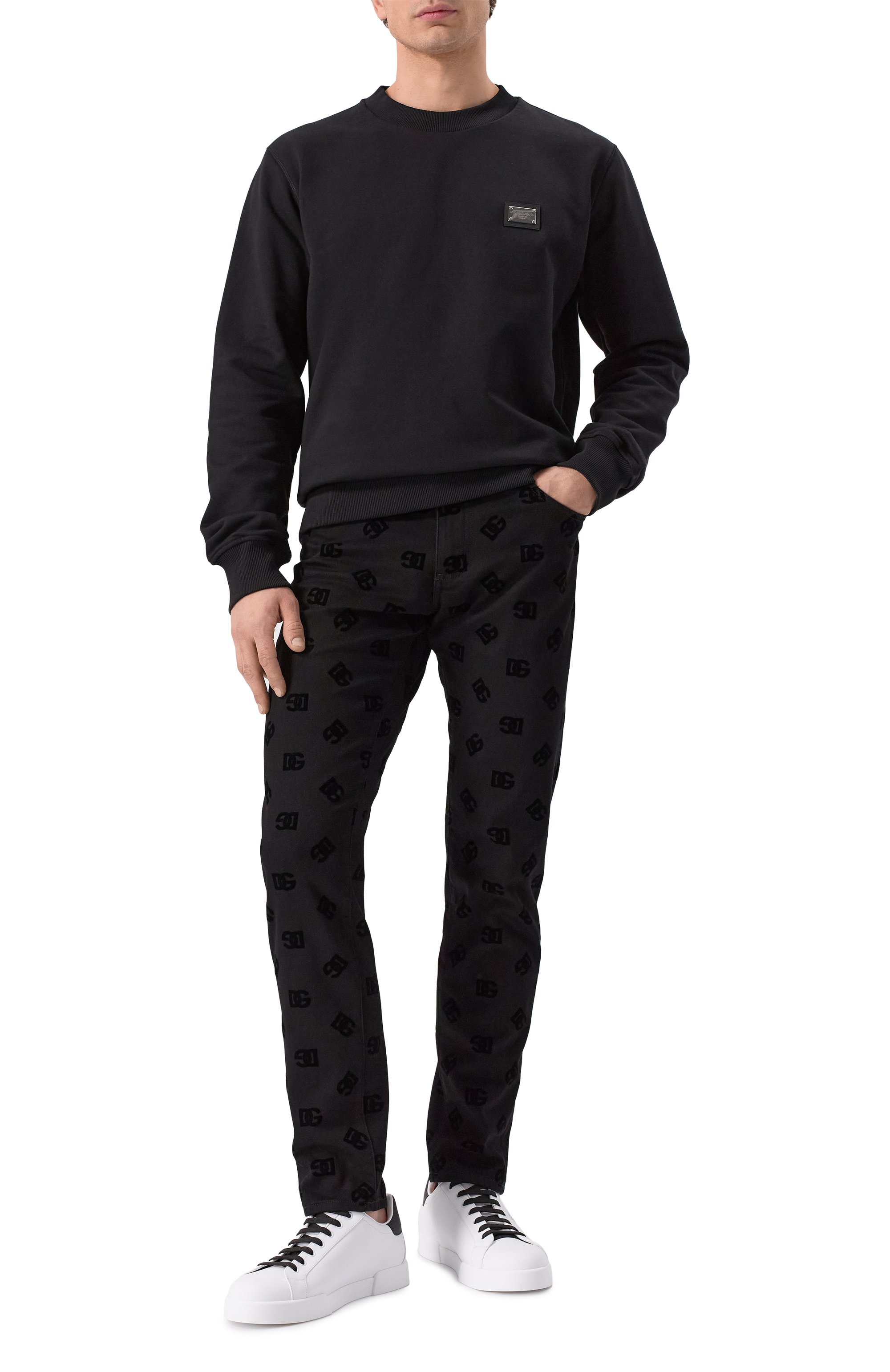 Хлопковый свитшот DOLCE & GABBANA, арт. G9ABJT/G7F2G, фото 2