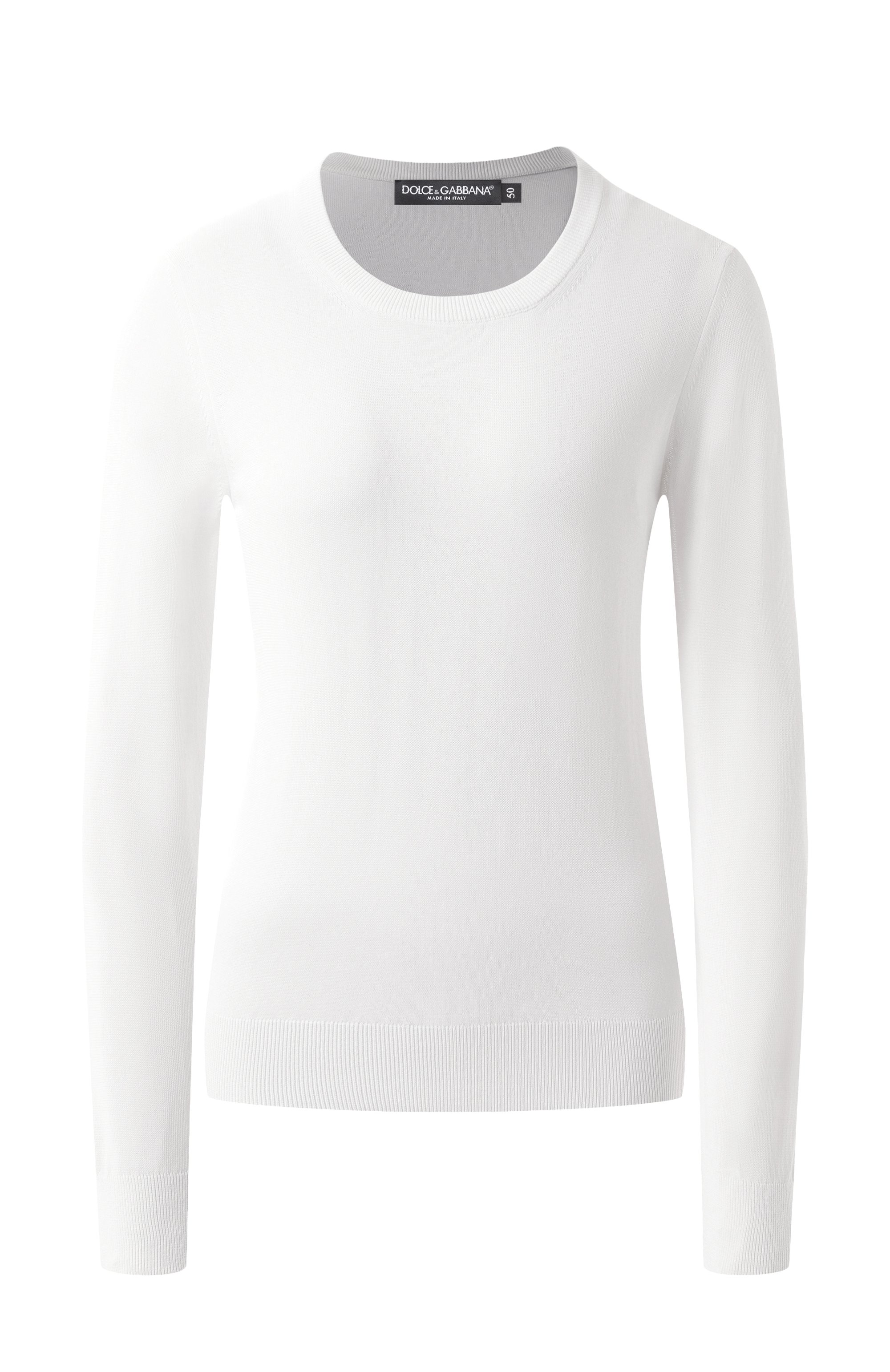 Пуловер из вискозы и хлопка DOLCE & GABBANA, арт. FXM26T/JFMEB, фото 1