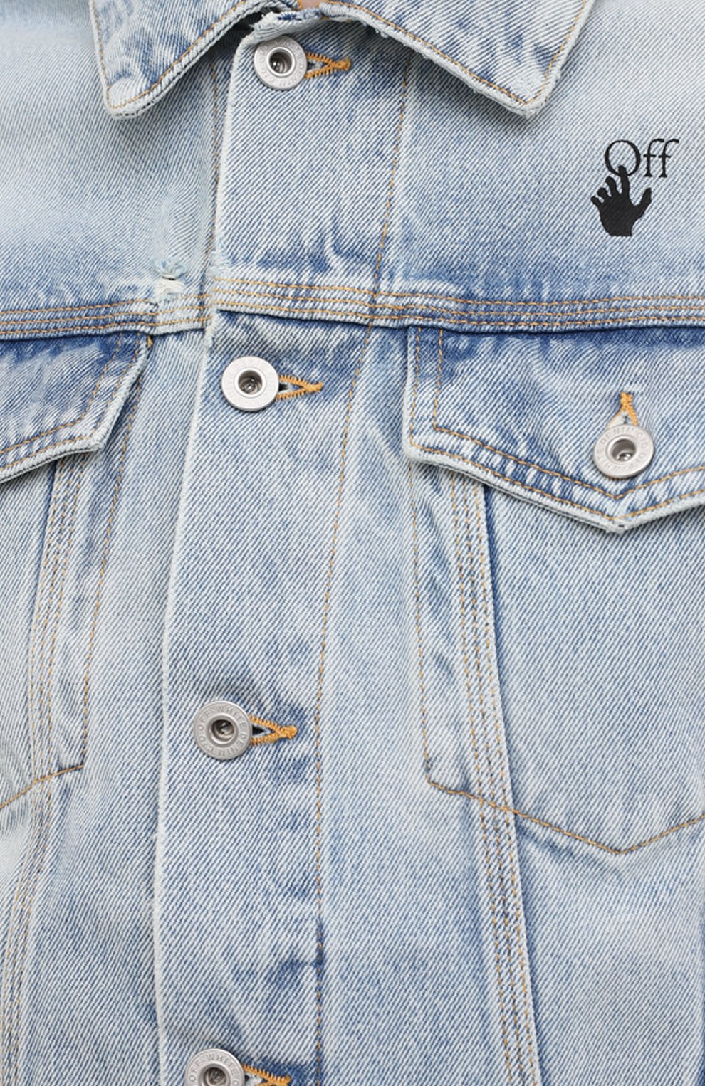 Джинсовая куртка OFF-WHITE, арт. 0MYE054R21DEN002, фото 5