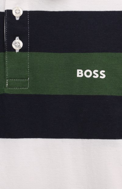 Хлопковое поло BOSS, арт. J50706, фото 3