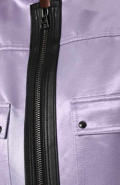 Бомбер из смеси хлопка и шелка с воротником-стойкой TOM FORD, арт. CS0989-FAX394, фото 5