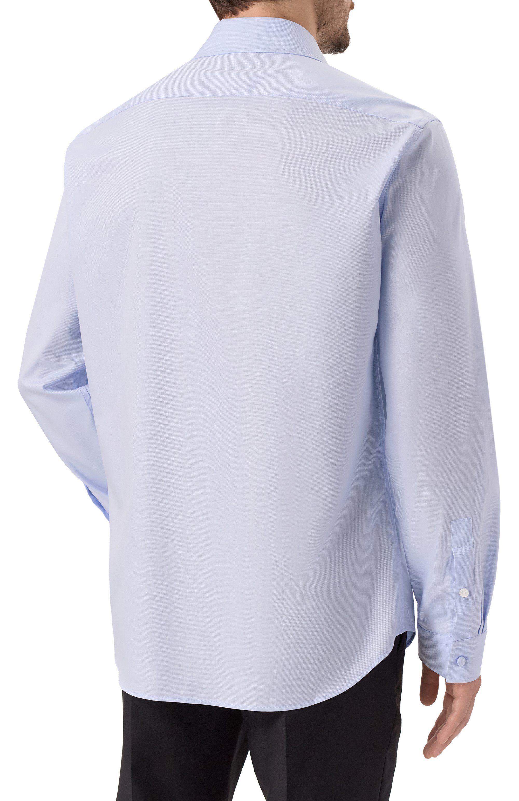 Хлопковая рубашка BALMAIN, арт. FH1HS480/CG19, фото 4