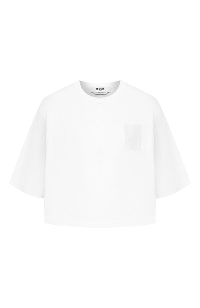 Женская хлопковая футболка MSGM, арт. 3041MDM105 217298