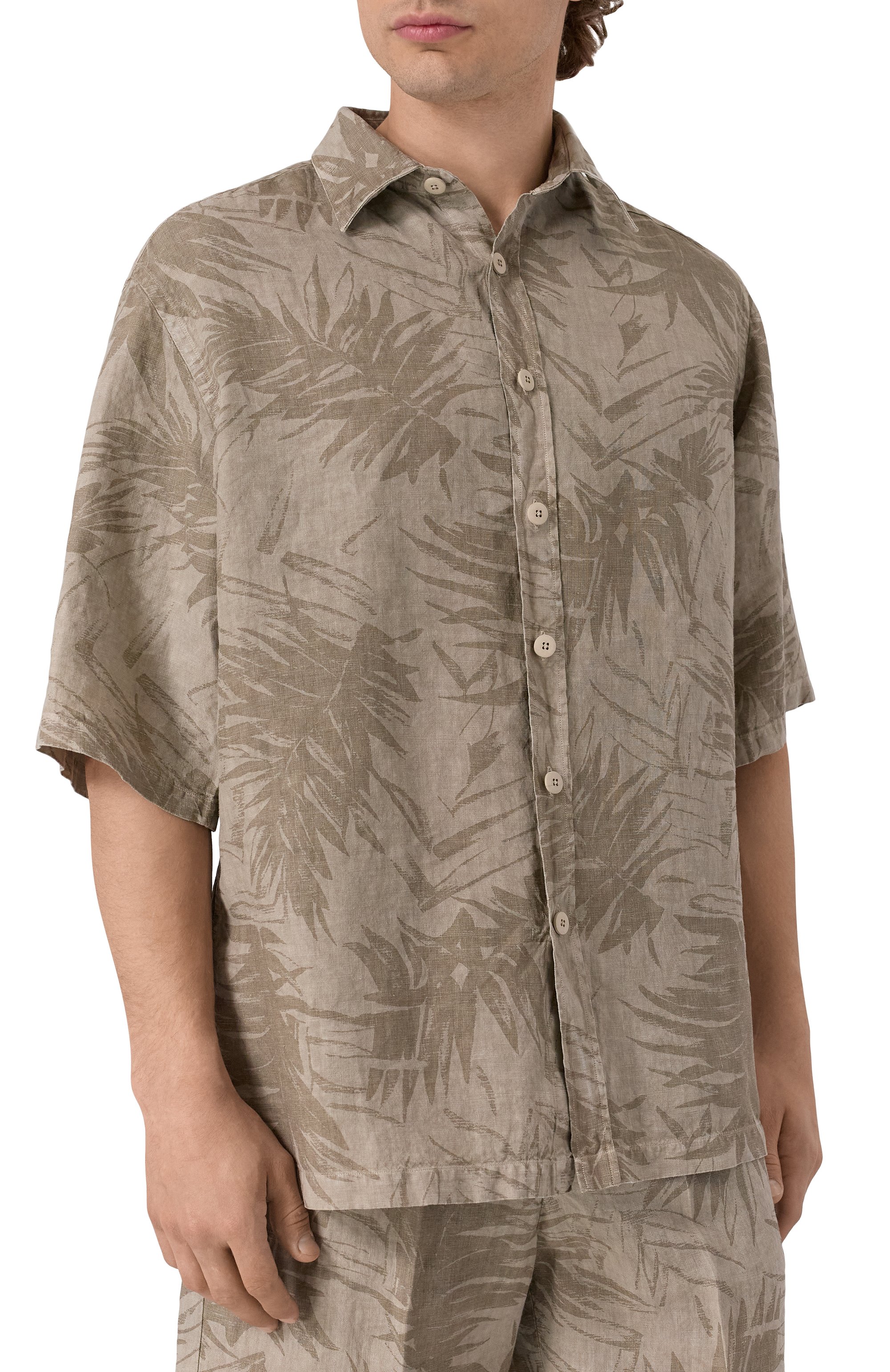 Льняная рубашка INLINUM, арт. STEFAN0/TR0PICAL, фото 3