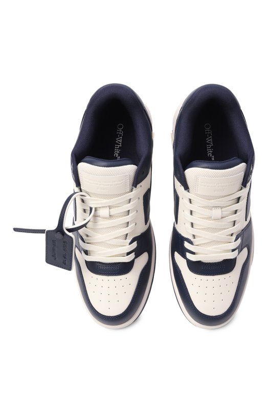 Кожаные кеды Out of Office Off-White 0MIA189F25LEA002 Синий  0MIA189F25LEA002 Фото 6