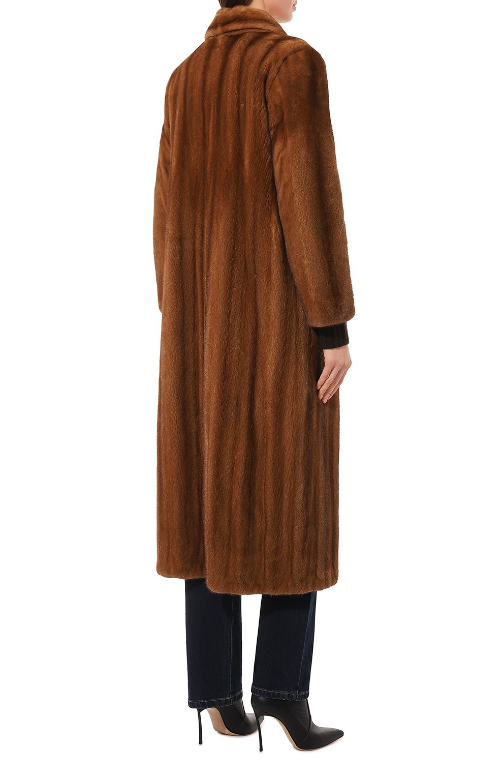 Шуба из меха норки GIULIA GURMAN, арт. CJ24642130G5, фото 4