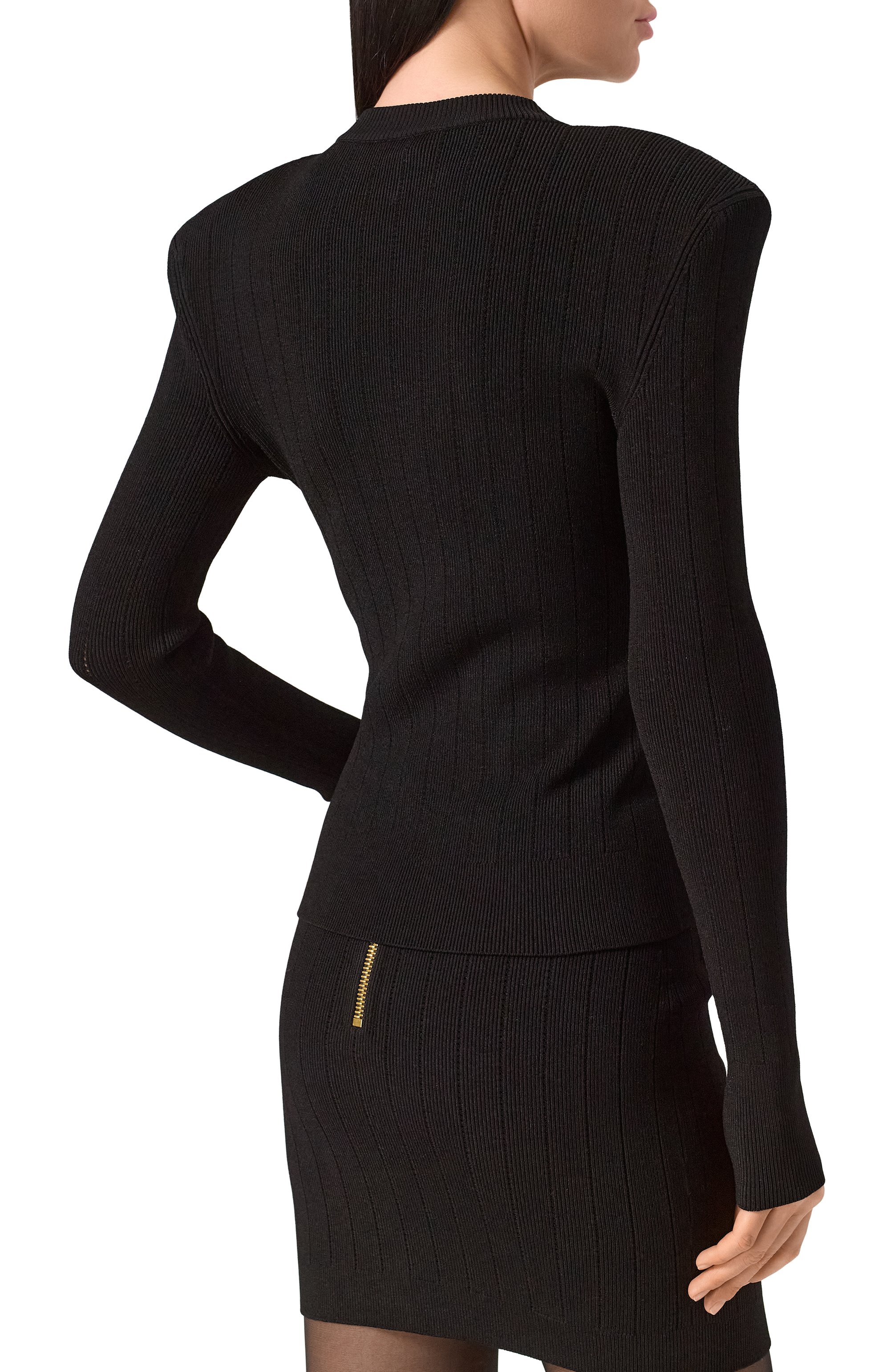 Пуловер из вискозы BALMAIN, арт. EF1KD001/KB07, фото 4