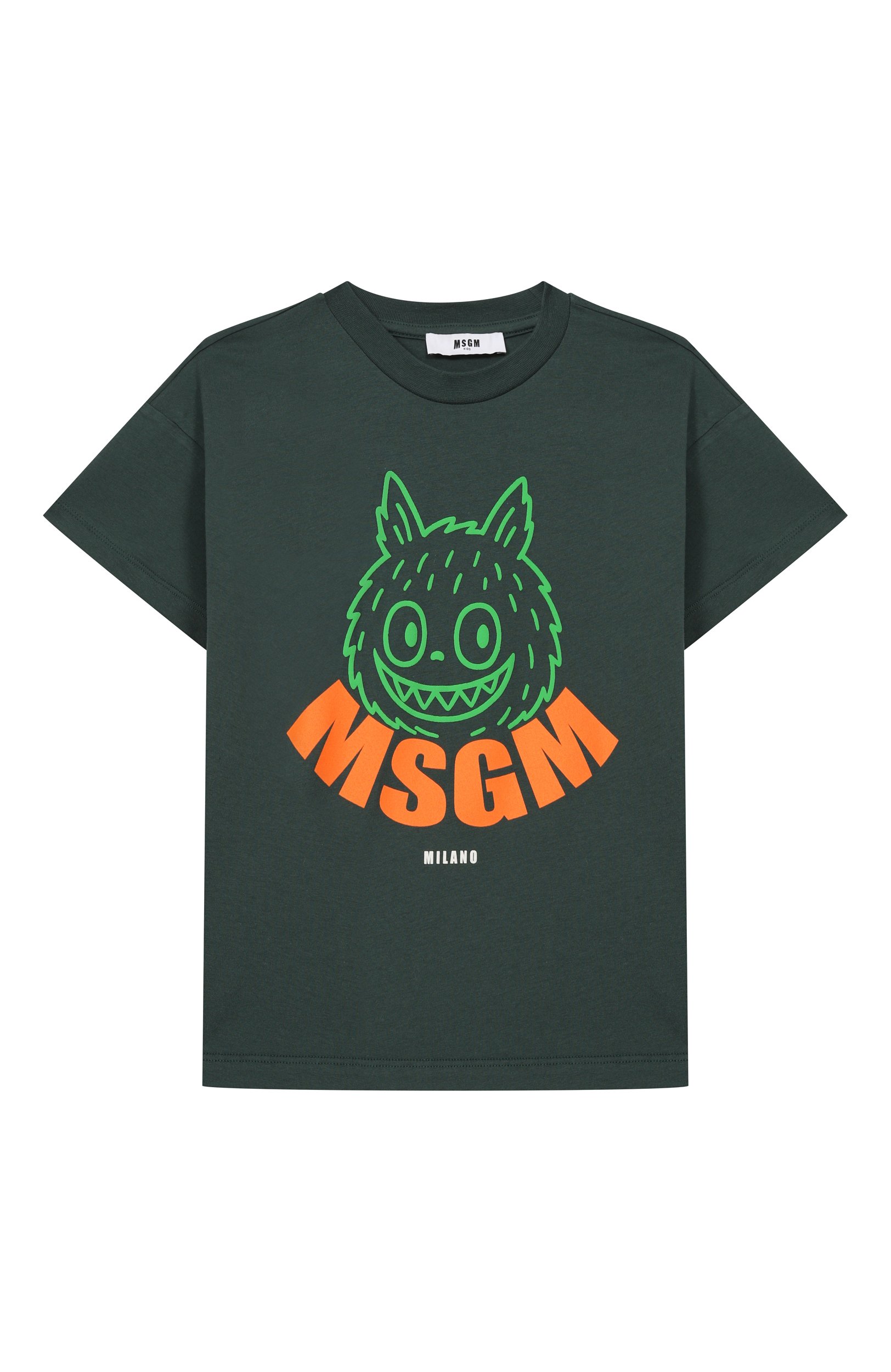 Хлопковая футболка MSGM KIDS, арт. F6MSJBTH287, фото 1
