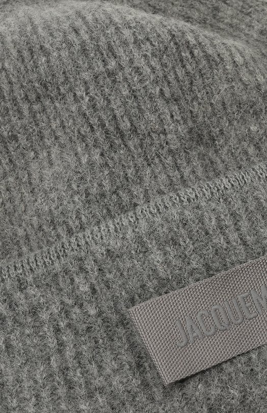 Шерстяная шапка Jacquemus 24H246AC666/5217 Серый  24H246AC666/5217 Фото 4