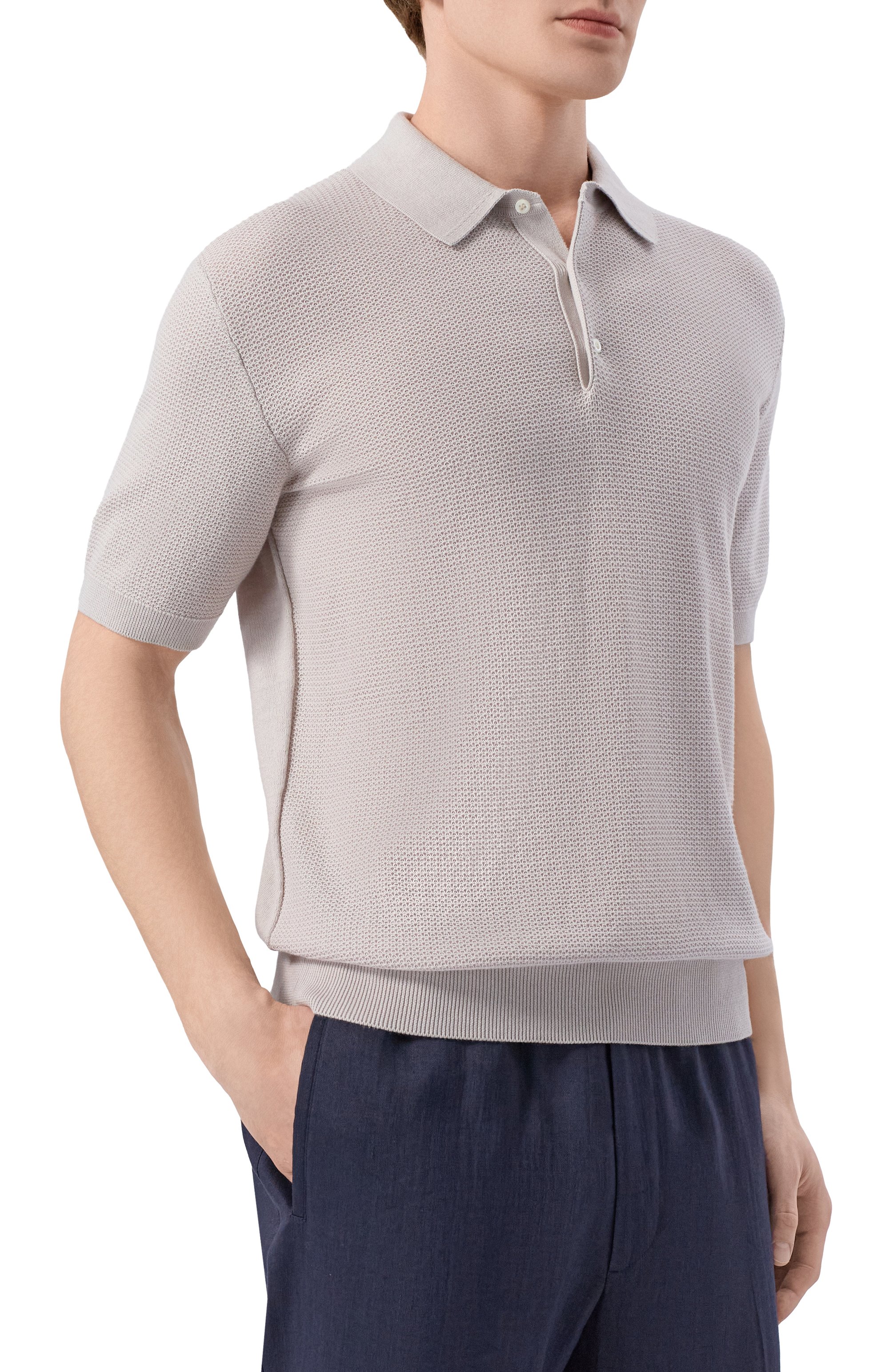 Хлопковое поло CORNELIANI, арт. 27M560/2725188, фото 3