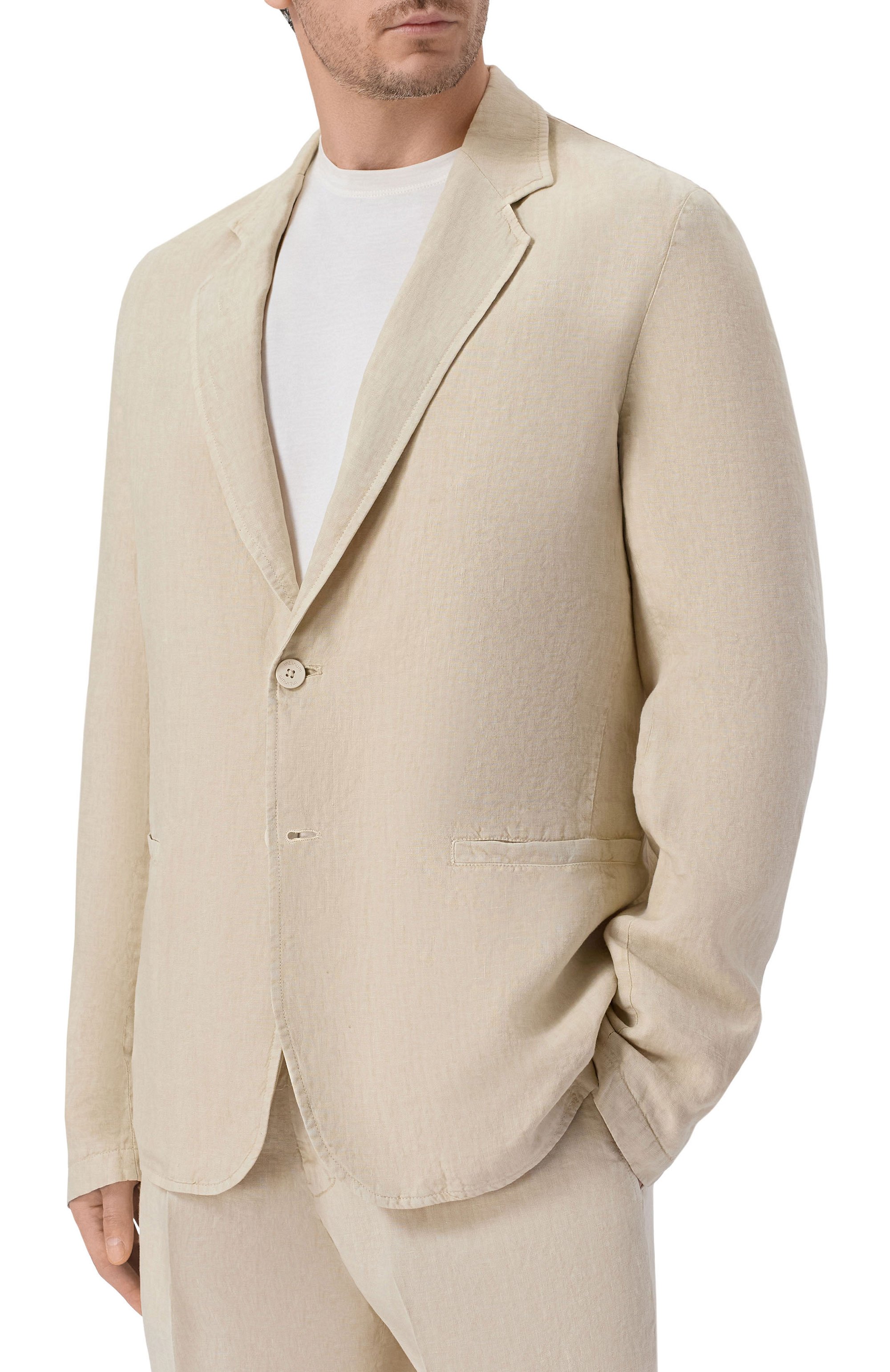 Льняной пиджак INLINUM, арт. JAC0B/TR0PEA, фото 3