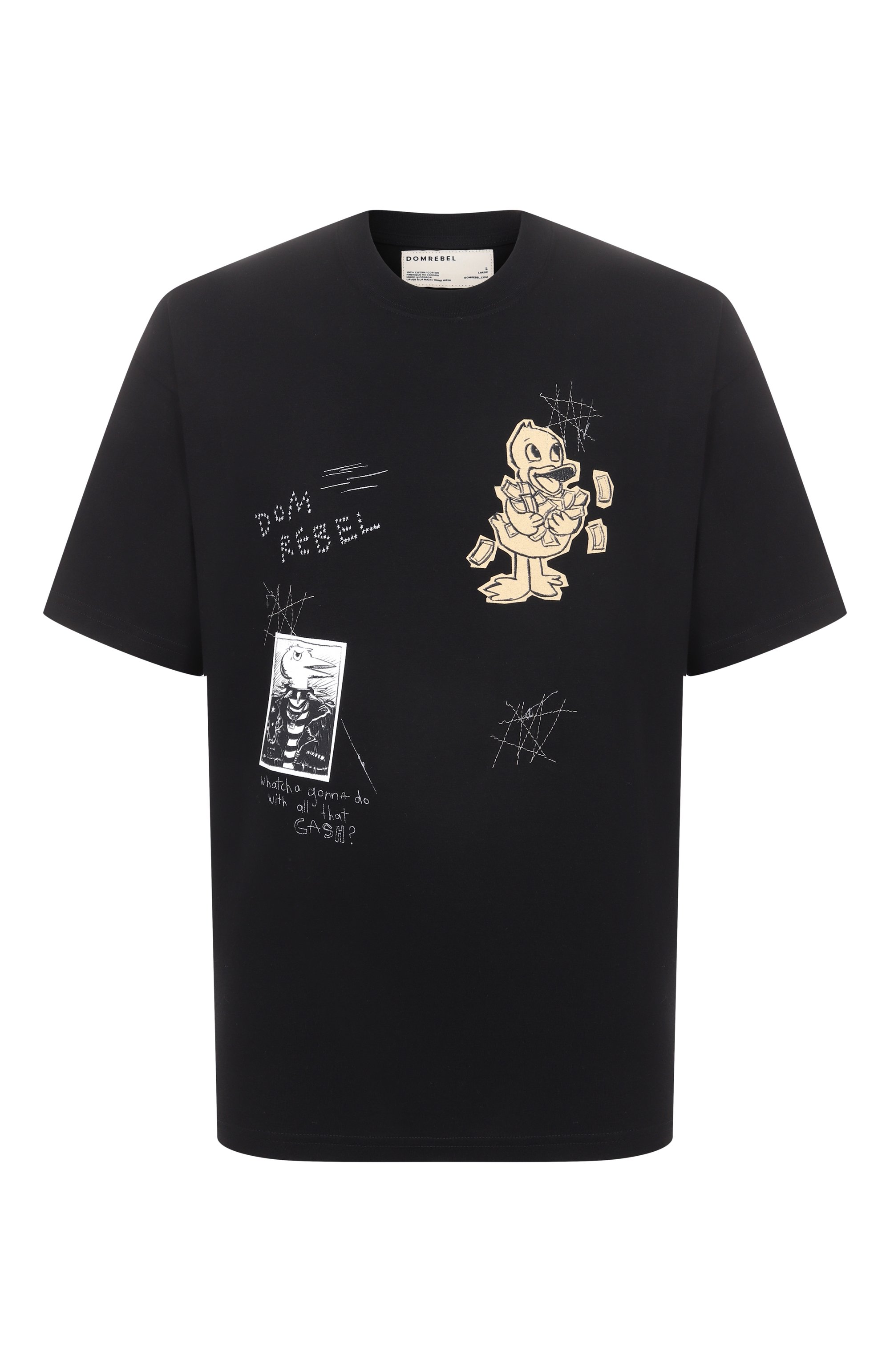 Хлопковая футболка DOMREBEL, арт. D0LLARS/T-SHIRT, фото 1