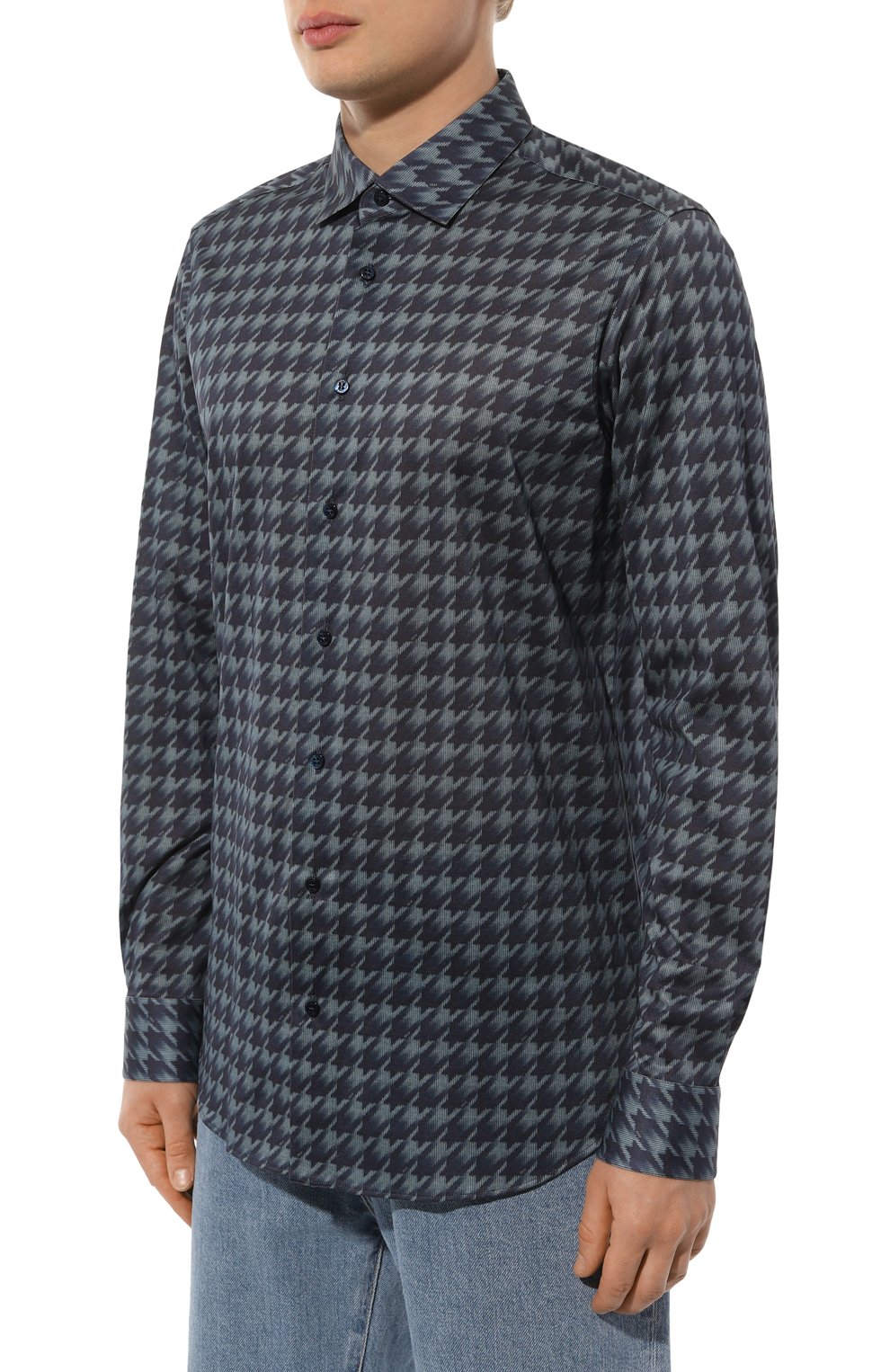 Хлопковая рубашка ZILLI, арт. CLAF01ZS84030ZSG18266, фото 3