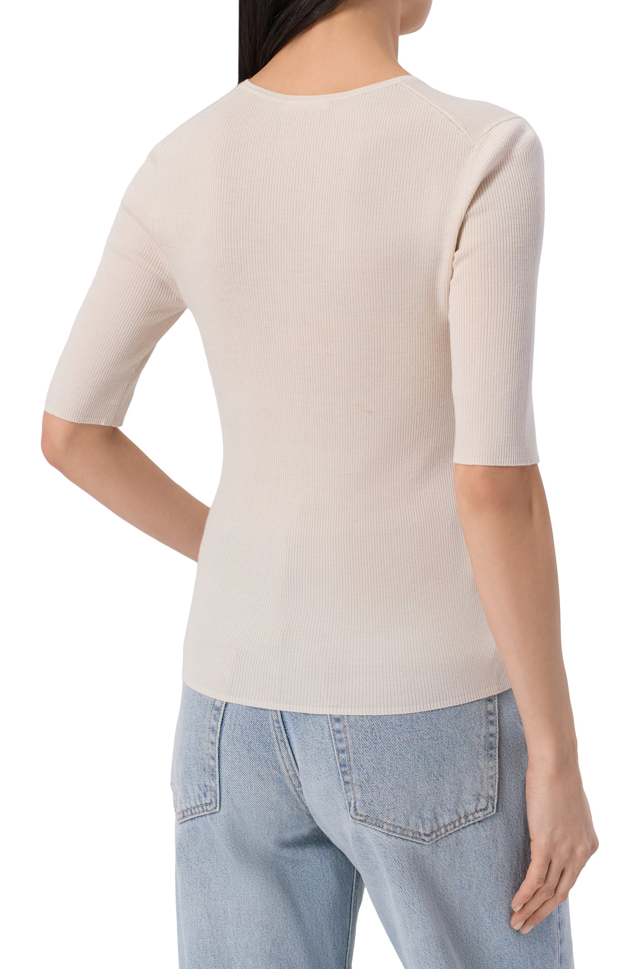 Пуловер из шерсти и шелка 12 STOREEZ, арт. 135424, фото 4