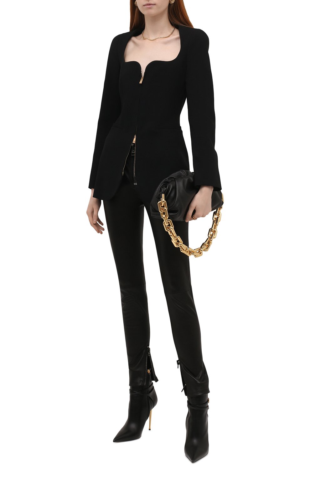 Кожаные брюки TOM FORD, арт. PAL672-LEX224, фото 2