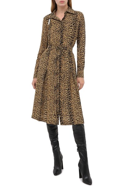 Шелковое платье SAINT LAURENT, арт. 627153/Y5B48, фото 2