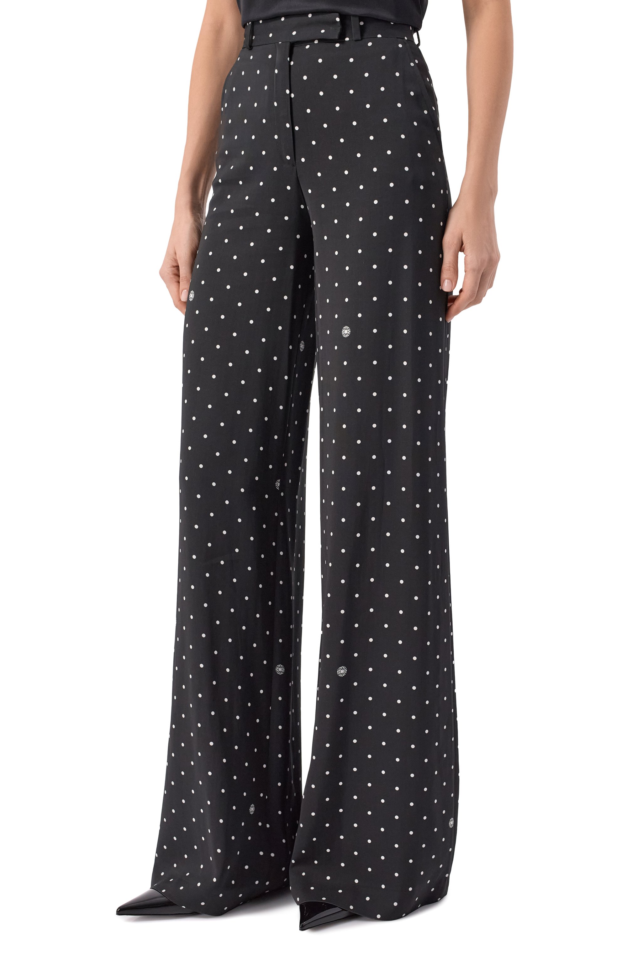 Брюки из вискозы и шелка ELIE SAAB, арт. P0170PR26/CD024, фото 3