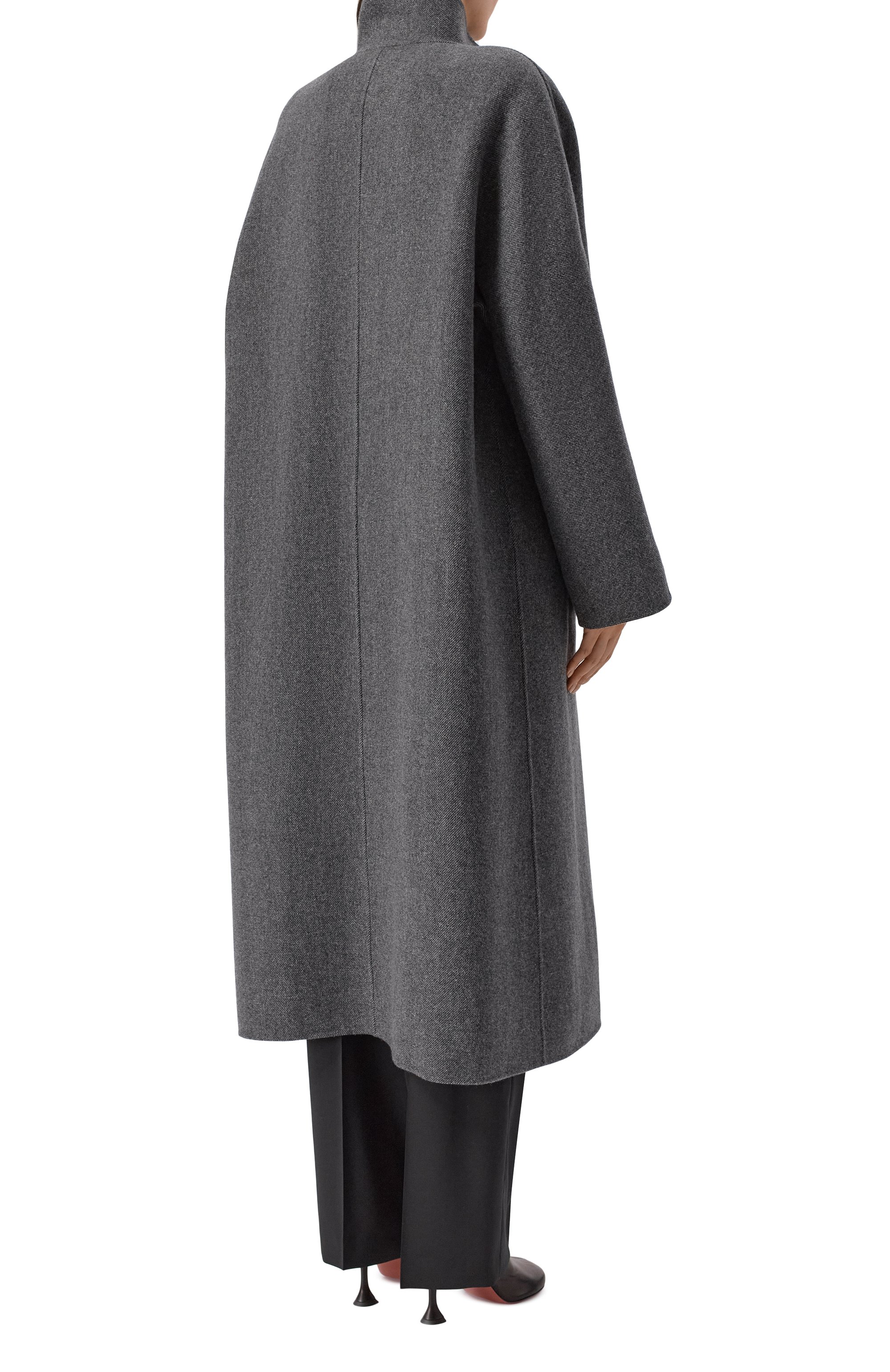 Шерстяное пальто LE17SEPTEMBRE, арт. LS2579CT004EGR, фото 4