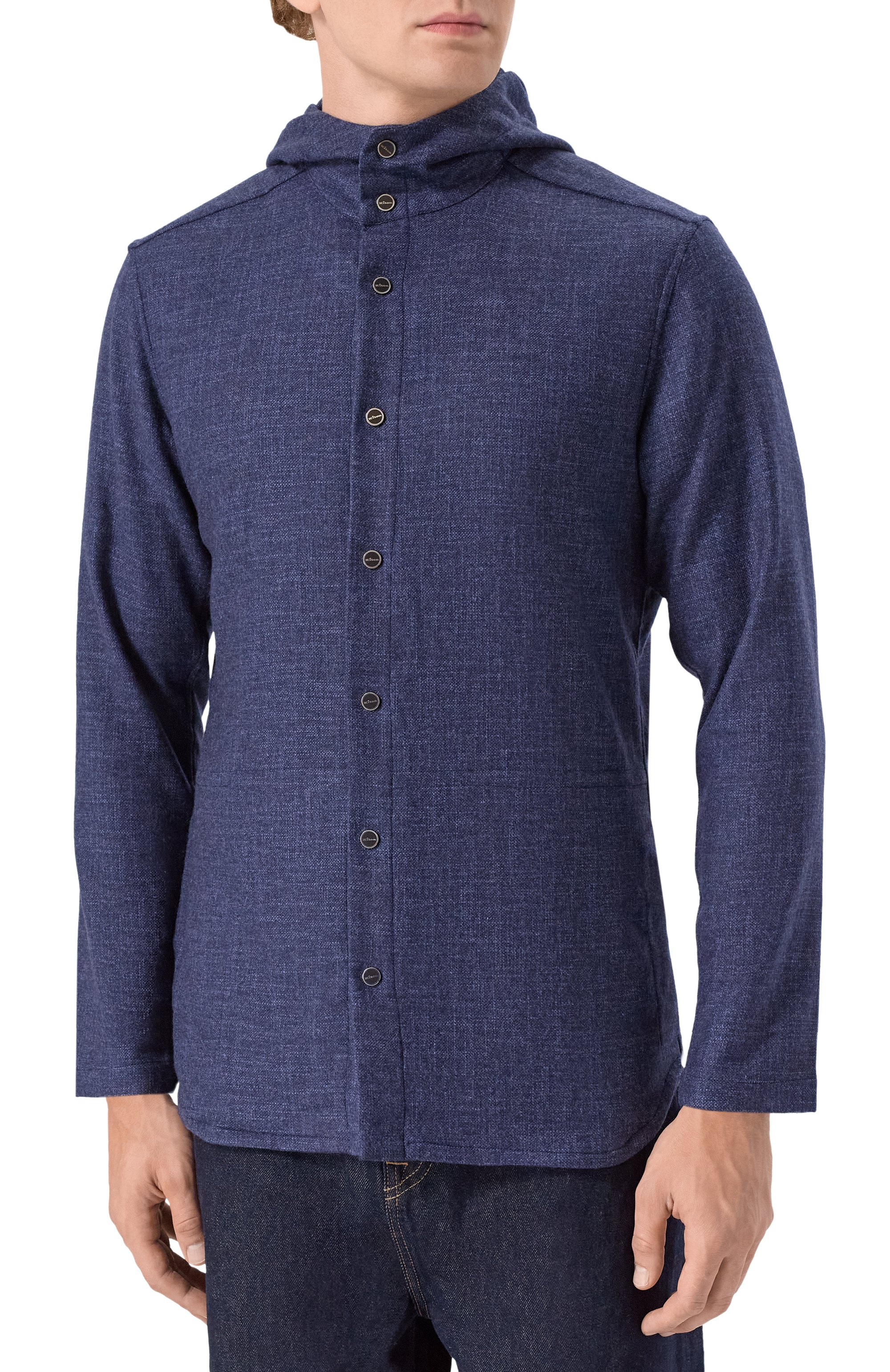 Рубашка из шерсти и шелка KITON, арт. UMCPETEK0119G06, фото 3