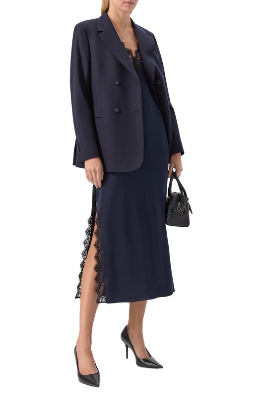 Платье из вискозы Officine Generale W25WDRS105 Синий  W25WDRS105 Фото 2