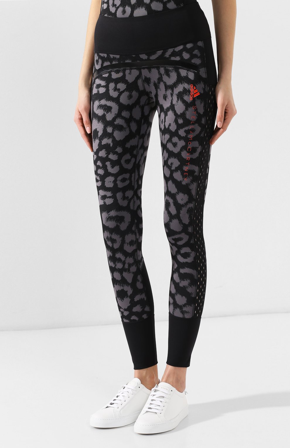 Легинсы с принтом ADIDAS BY STELLA MCCARTNEY черного цвета по цене 7255 руб., арт. DT9388, фото 3 Легинсы с принтом ADIDAS BY STELLA MCCARTNEY, арт. DT9388, фото 3