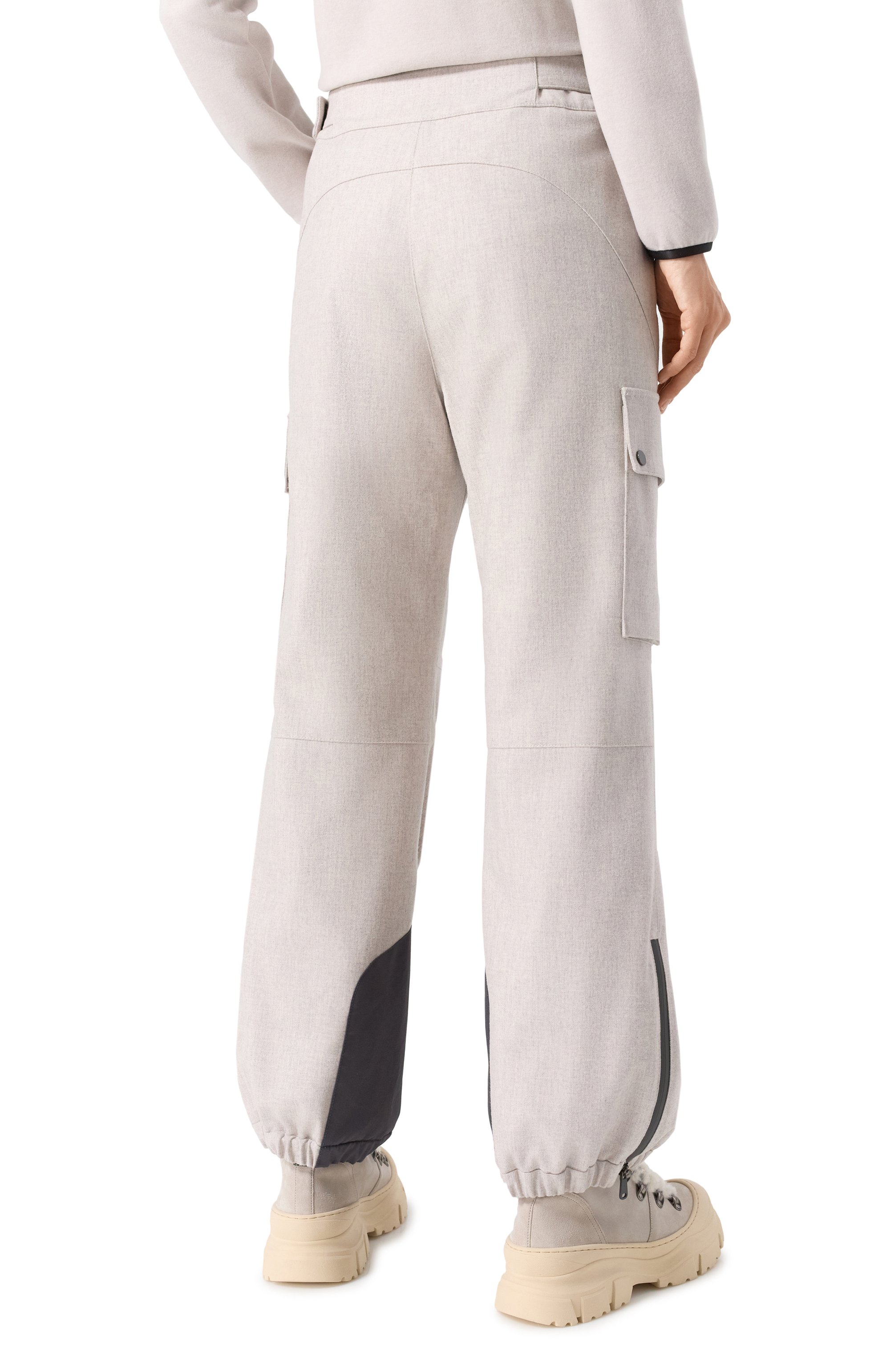 Шерстяные брюки BRUNELLO CUCINELLI, арт. MK38PP8793, фото 4