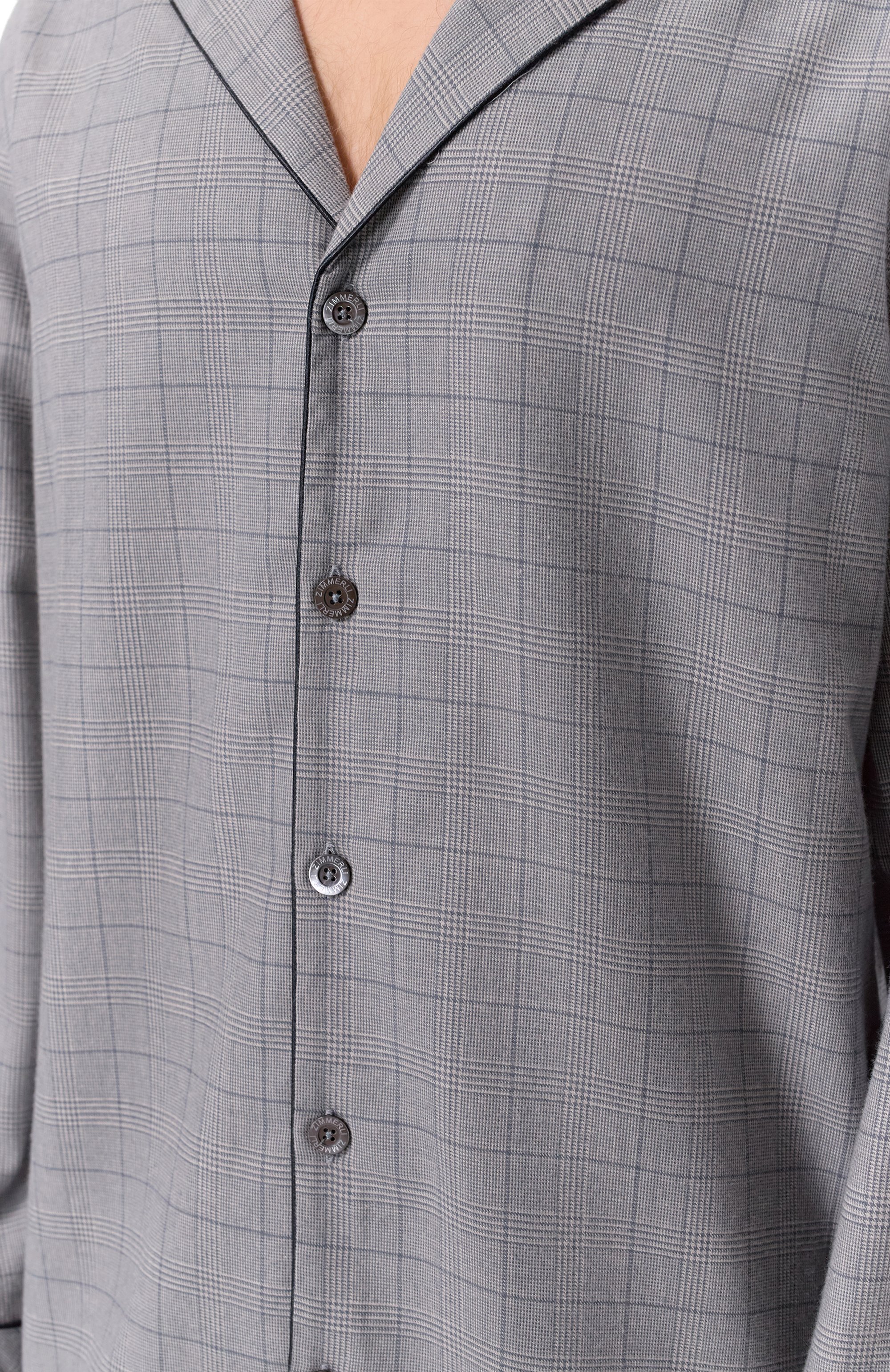 Пижама из хлопка и шерсти ZIMMERLI, арт. 4600-21001, фото 7